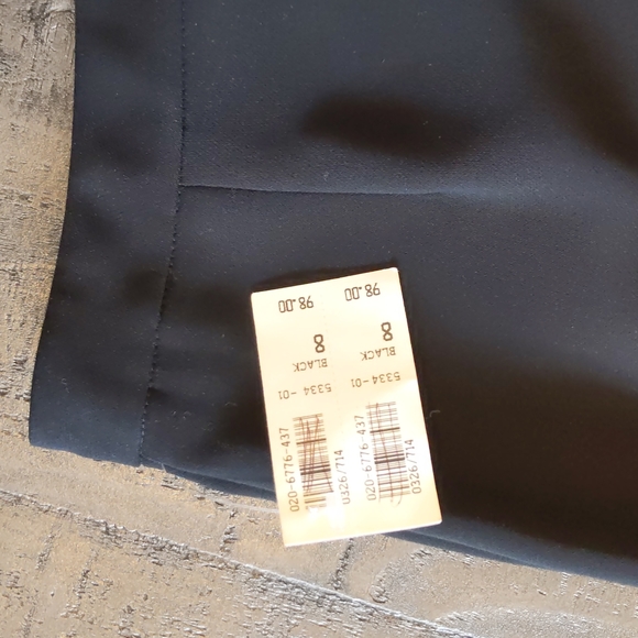 Harolds Womens Black Pants Fan Detail - Picture 7 of 8